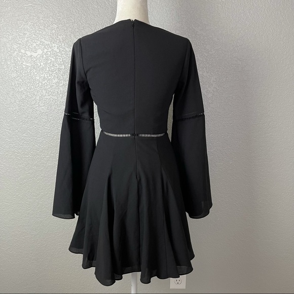 Ali & Jay Bell Sleeve Choker Neck Mini Dress - Picture 9 of 16